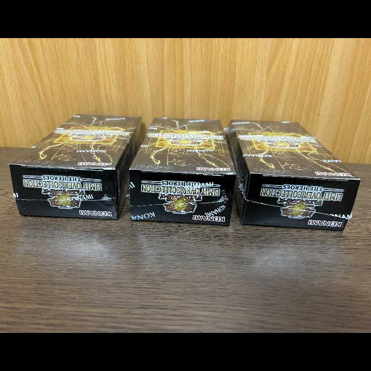 遊戯王 LIMIT OVER COLLECTION THE HEROES 未開封BOX 3BOX