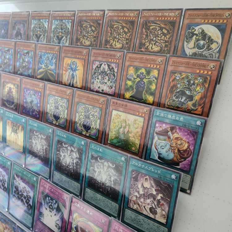 山屋 即日発送 アルカナフォースデッキ アルカナフォースXXI-THE WORLD 光の結界 アルカナフォースEX-THE CHAOS RULER 表裏の女神 アルカナフォースXV-THE DEVI 光の結界 1枚