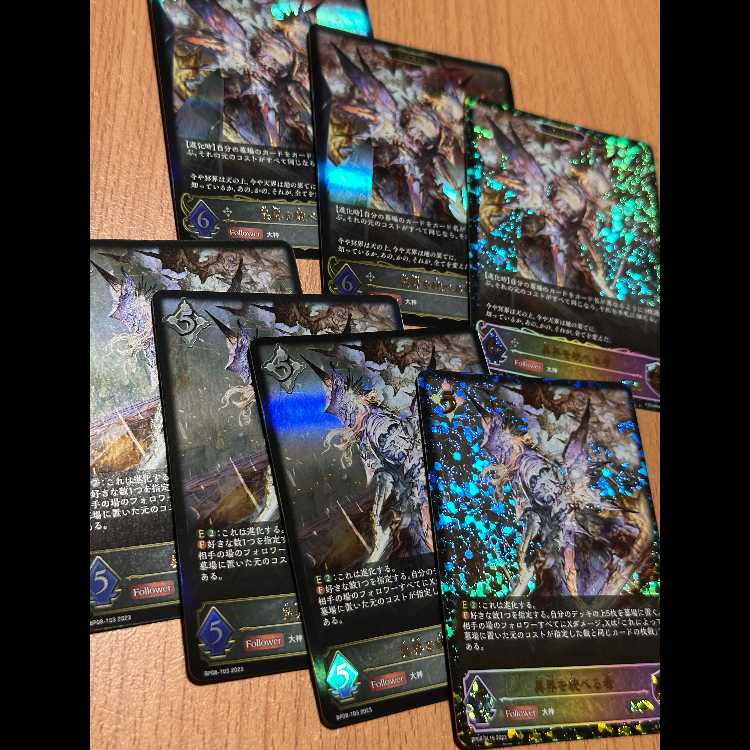 SL含む進化前 異界を統べる者4枚+SL含む進化後 異界を統べる者3枚 7枚