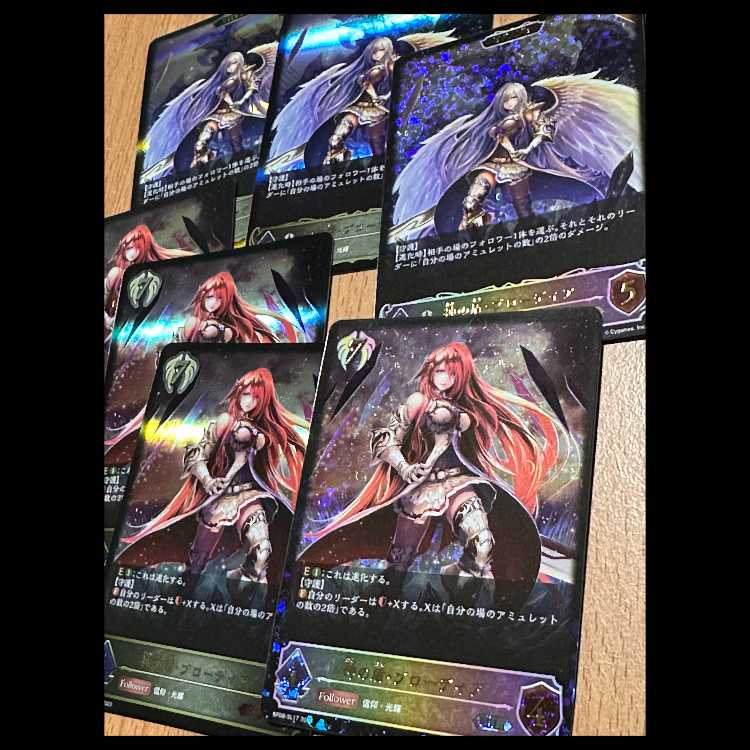 SL含む進化前 神の盾・ブローディア4枚+SL含む進化後神の盾・ブローディア3枚 7枚