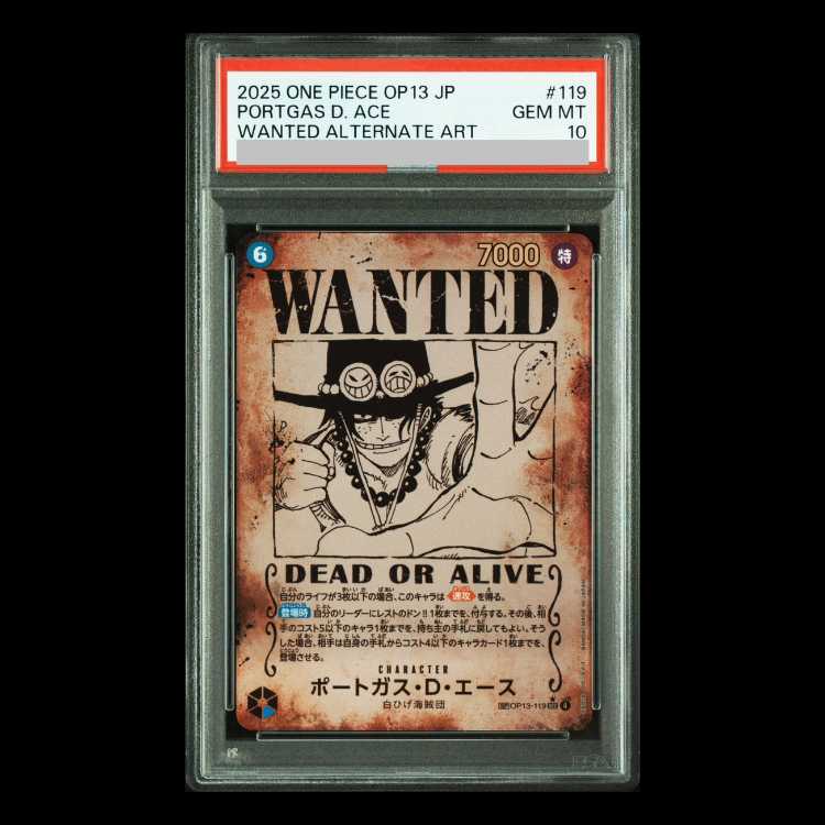 【PSA10】ポートガス・D・エース(パラレル) SP OP13-119 1枚