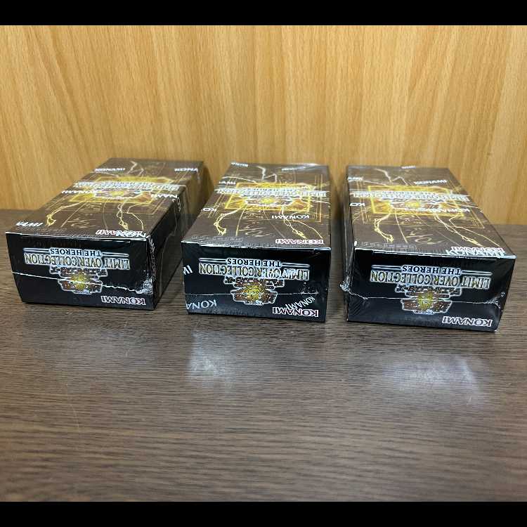 遊戯王 LIMIT OVER COLLECTION THE HEROES 未開封BOX 3BOX
