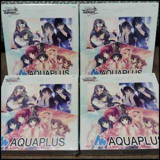 ヴァイスシュヴァルツロゼ ブースターパック AQUAPLUS 4BOX 新品未開封シュリンク付き　ToHeart2　うたわれるもの　WHITEALBUM2  4BOX