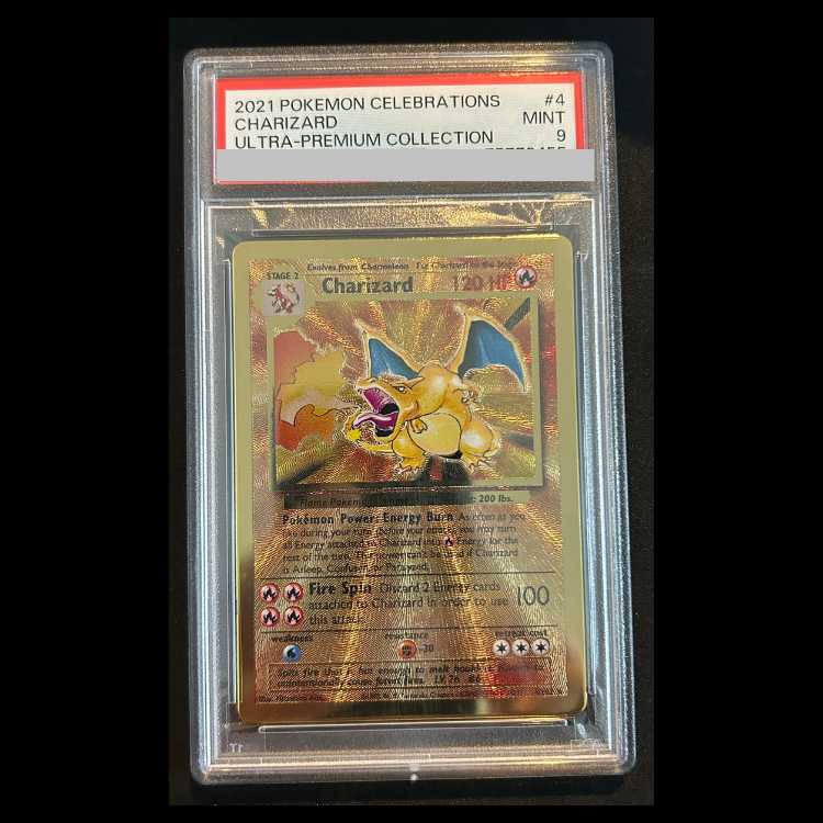 【PSA9】リザードン メタルカードプロモ 4/102 1枚