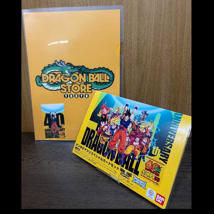 ドラゴンボール 40周年 ゲンキダマツリ 入場者特典セット ゲンキダマツリスペシャルカードセット  ステッカー 1枚