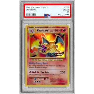 〔※状態難/PSA8鑑定済〕リザードンLV.76(EVOLUTIONS/英語版)【P】{11/108} 1枚