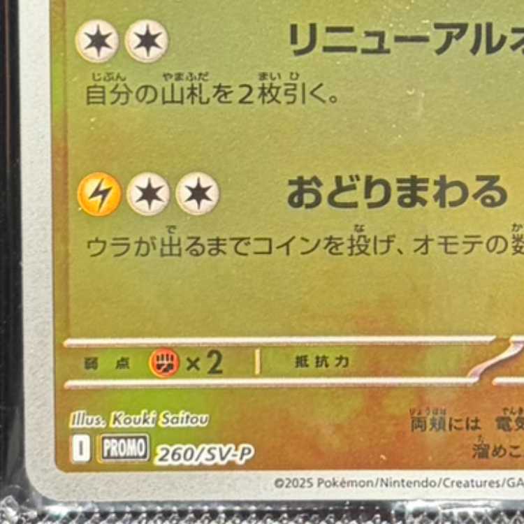 トウホクのピカチュウ 未開封 PROMO 260/SV-P 1枚の通販 土日祝休@magi