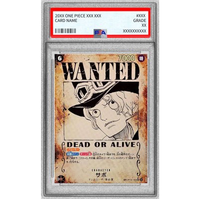 〔PSA10鑑定済〕サボ(パラレル/手配書)【SP】{OP13-120} 1枚