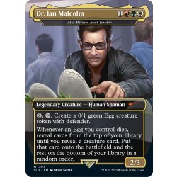 [EX+](FOIL)(1397)Dr. Ian Malcolm　//　巣を守る者、アトラ・パラーニ/Atla Palani, Nest Tender《英語》【SLD】 1枚