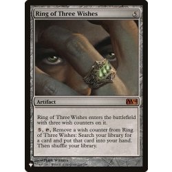 三つの願いの指輪/Ring of Three Wishes《英語》【Reprint Cards(The List)】 1枚