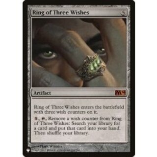 三つの願いの指輪/Ring of Three Wishes《英語》【Reprint Cards(The List)】 1枚