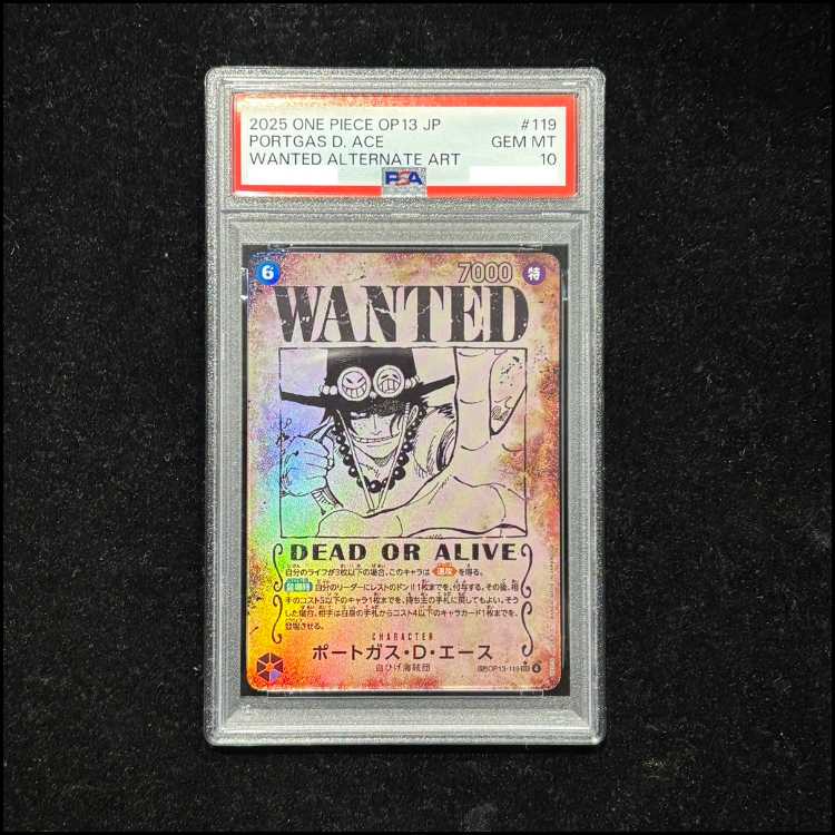 【PSA10】ポートガス・Ｄ・エース (パラレル/手配書/OP13) [SP] {OP13-119} 1枚
