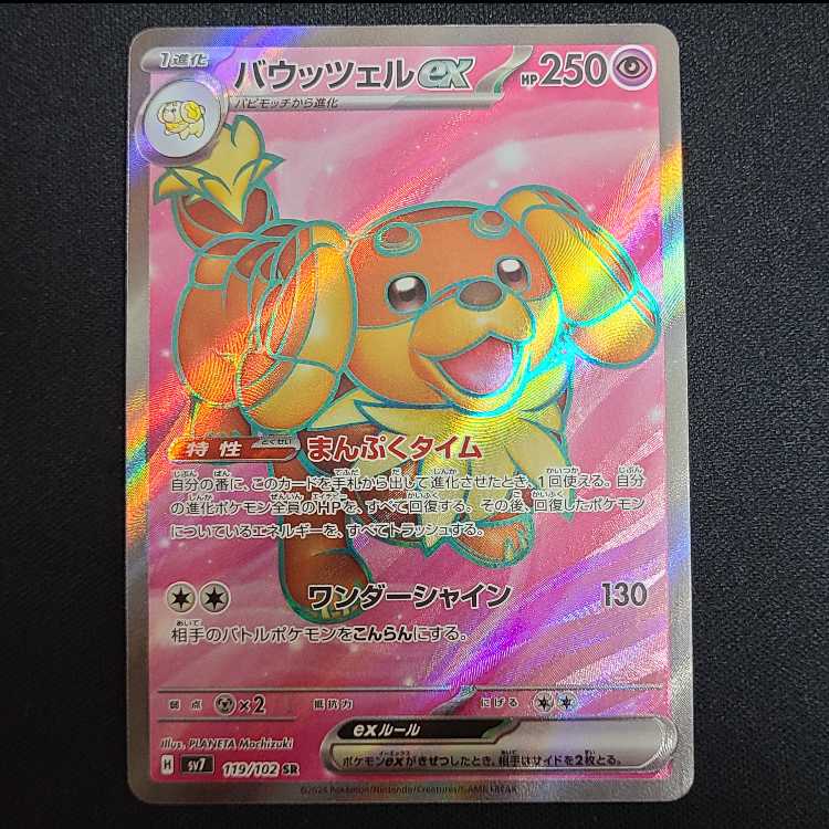 バウッツェルex SR 119/102 1枚