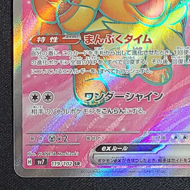 バウッツェルex SR 119/102 1枚