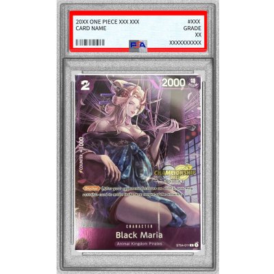 〔※状態難/PSA10鑑定済〕ブラックマリア(英語版/CS2023/illust:Koushi Rokushiro)【C】{ST04-011} 1枚