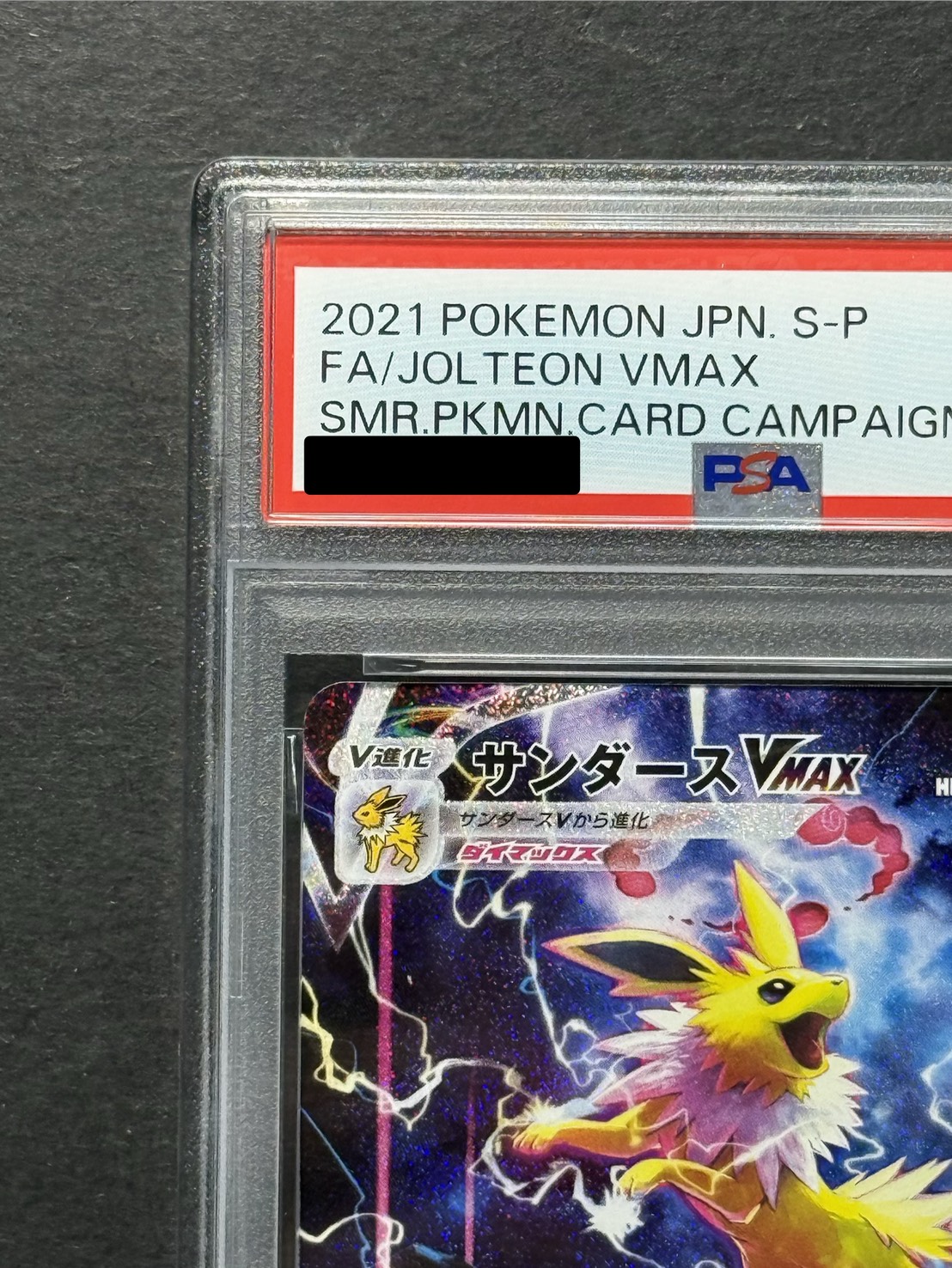 〔PSA10鑑定済〕サンダースVMAX(SA仕様)【P】{188/S-P} 1枚