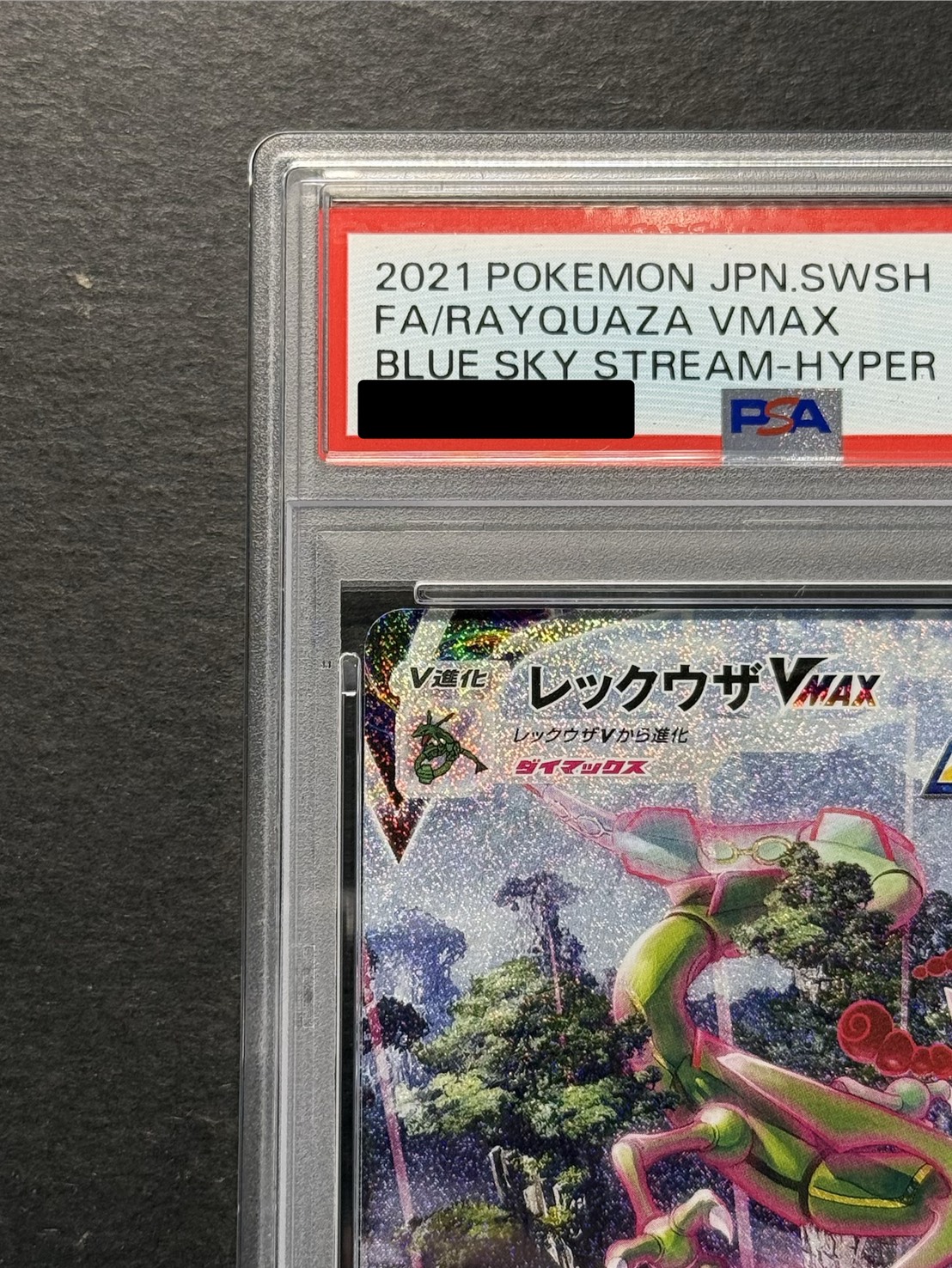 〔※状態難/PSA10鑑定済〕レックウザVMAX(SA)【HR】{083/067} 1枚