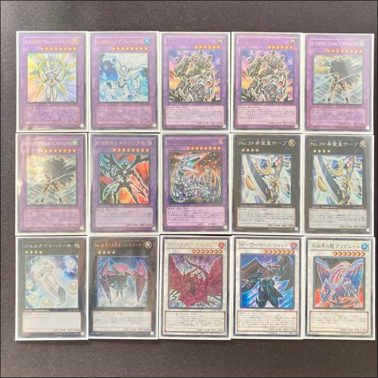 1103環境 本格構築 【HEROビートデッキ】メイン＆EX＆二重スリーブ 《 アナザー・ネオス デュアルスパーク E・HERO The シャイニング E・HERO アブソルートZero E・HERO エスクリダオ ショック・ルーラー 》 1枚