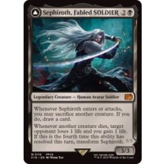 [EX+]威名のソルジャー、セフィロス/Sephiroth, Fabled SOLDIER《英語》【FIN】 1枚