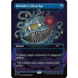 [EX+](1787)Beholder's Sleep Ray　//　もみ消し/Stifle《英語》【SLD】 1枚