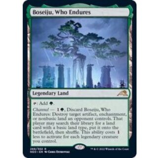 耐え抜くもの、母聖樹/Boseiju, Who Endures《英語》【NEO】 1枚