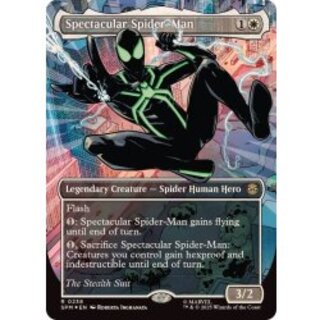 [EX+](テクスチャーFOIL)(0238)スペクタキュラー・スパイダーマン/Spectacular Spider-Man《英語》【SPM】 1枚