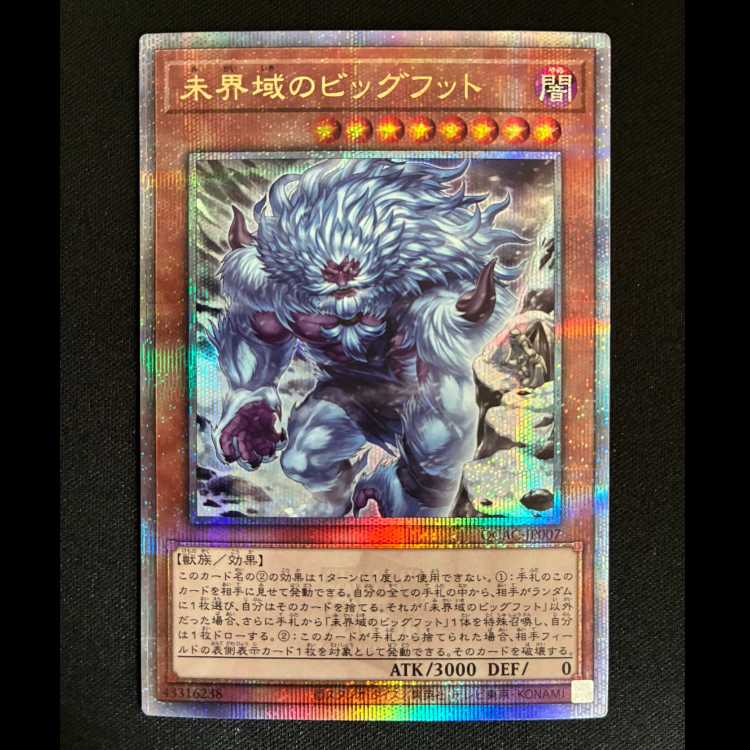 ＃未界域のビッグフット QCSE・25thシク QCAC-JP007 1枚