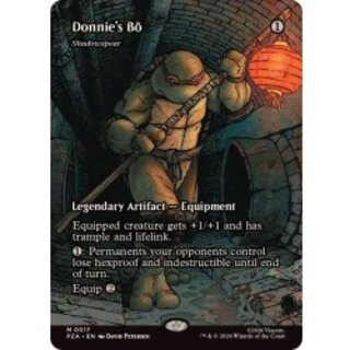 (FOIL)(フルアート)ドナテロの六尺棒/Donnie's Bo　//　影槍/Shadowspear《英語》【PZA】 1枚