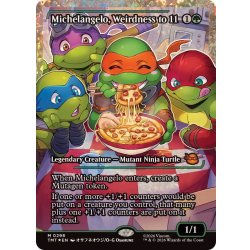 (フラクチャーFOIL)ぶっとび全開、ミケランジェロ/Michelangelo, Weirdness to 11《英語》【TMT】 1枚