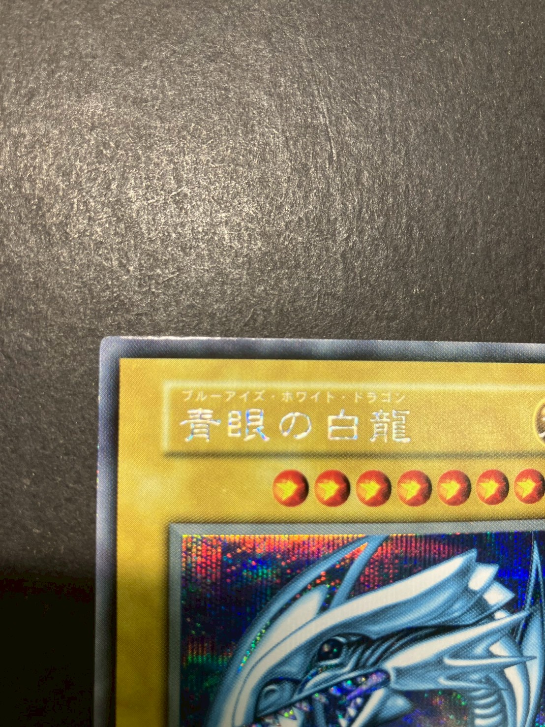 青眼の白龍(初期)【シークレット】{-}《モンスター》 1枚