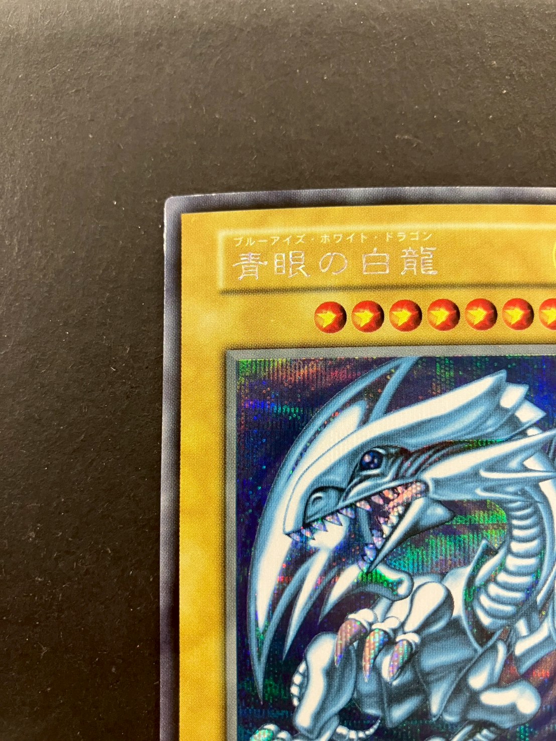 青眼の白龍(初期)【シークレット】{-}《モンスター》 1枚