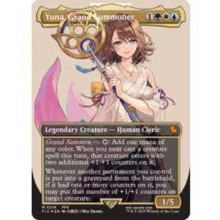 (サージFOIL)(フルアート)大召喚士、ユウナ/Yuna, Grand Summoner《英語》【FIC】 1枚