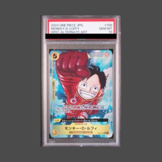 【PSA10】モンキー・D・ルフィ(パラレル) P-SR OP07-109 1枚