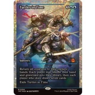 (フラクチャーFOIL)時を駆けるタートルズ/Turtles in Time《英語》【TMT】 1