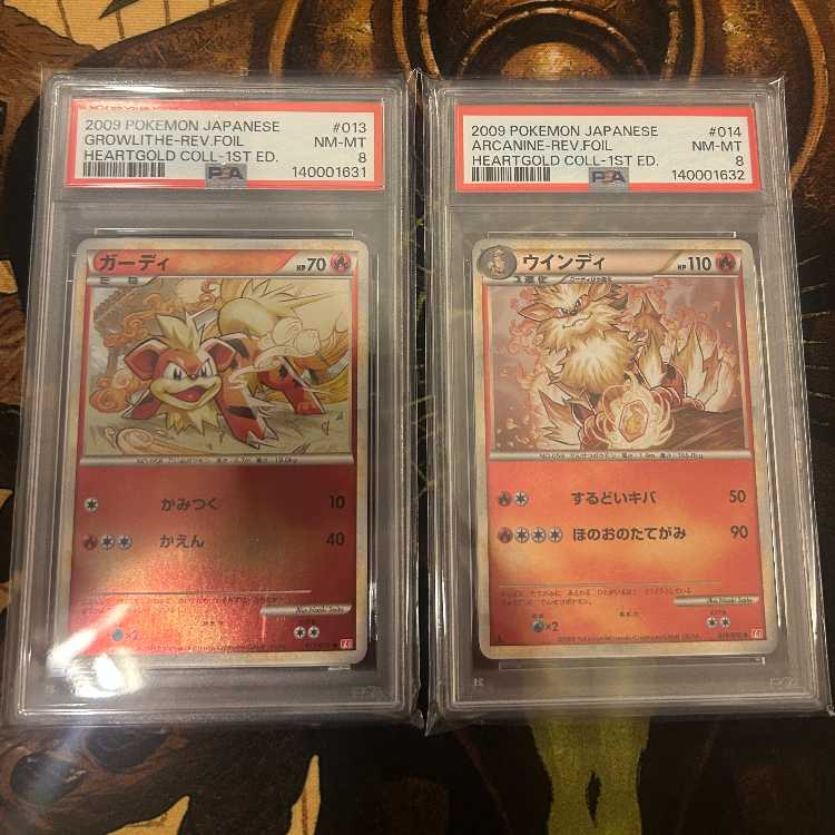 【PSA8】連番 ガーティ&ウインディ 2枚