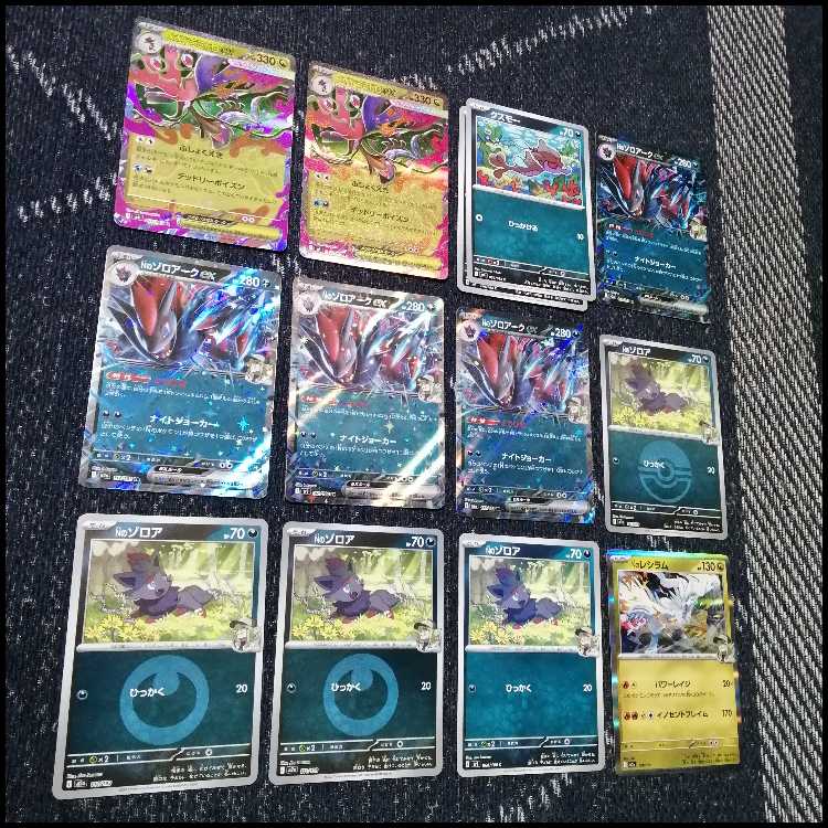 ポケモンカード　デッキ　メガドラミドロex　Nのゾロアーク　[04799] 1枚