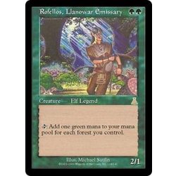[EX+]ラノワールの使者ロフェロス/Rofellos, Llanowar Emissary《日本語》【UDS】 1枚