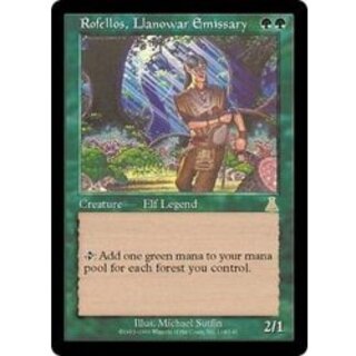 [EX+]ラノワールの使者ロフェロス/Rofellos, Llanowar Emissary《日本語》【UDS】 1枚
