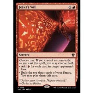 [EX]ジェスカの意志/Jeska's Will《英語》【MKC】 1枚