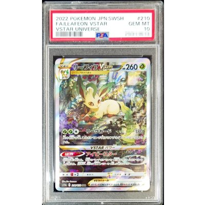 〔PSA10鑑定済〕リーフィアVSTAR【SAR】{210/172} 1枚