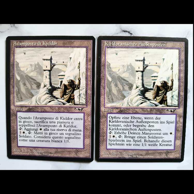 Kjeldoran Outpost ALL イタリア語版+ドイツ語版 1枚