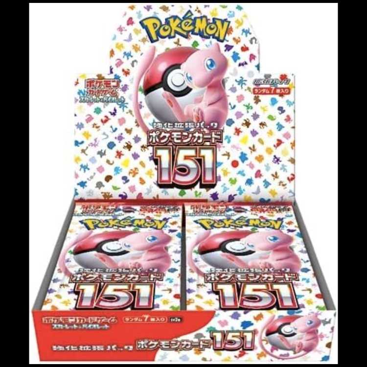 強化拡張パック「ポケモンカード151(イチゴーイチ)」 未開封BOX 1BOX