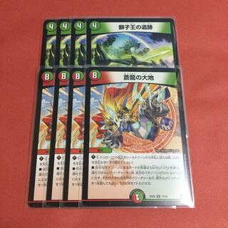 蒼龍の大地 ×4 獅子王の遺跡 ×4