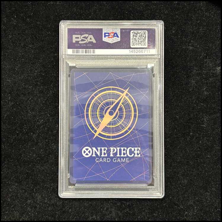 【PSA10】モンキー・D・ルフィ(パラレル)(銀パラレル・銀背景) P-SEC OP05-119 1枚