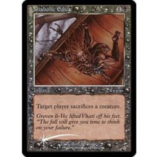 [EX+]悪魔の布告/Diabolic Edict《英語》【Arena Promos】 1枚