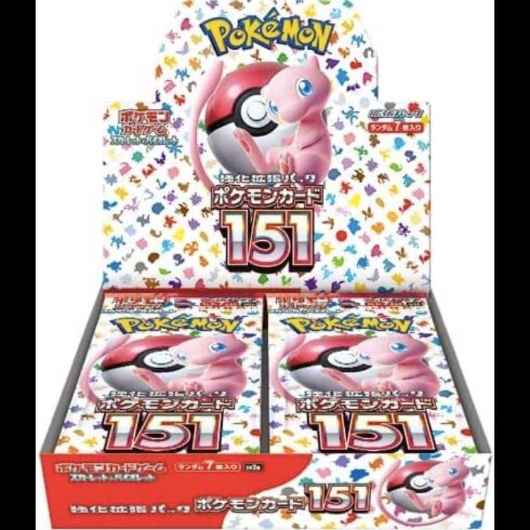 強化拡張パック「ポケモンカード151（イチゴーイチ）」 未開封BOX  1BOX