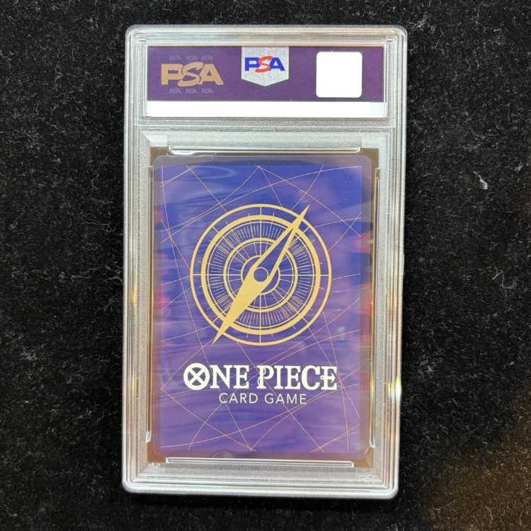 【PSA10】モンキー・D・ルフィ(パラレル)(銀パラレル・銀背景) P-SEC OP05-119 1枚