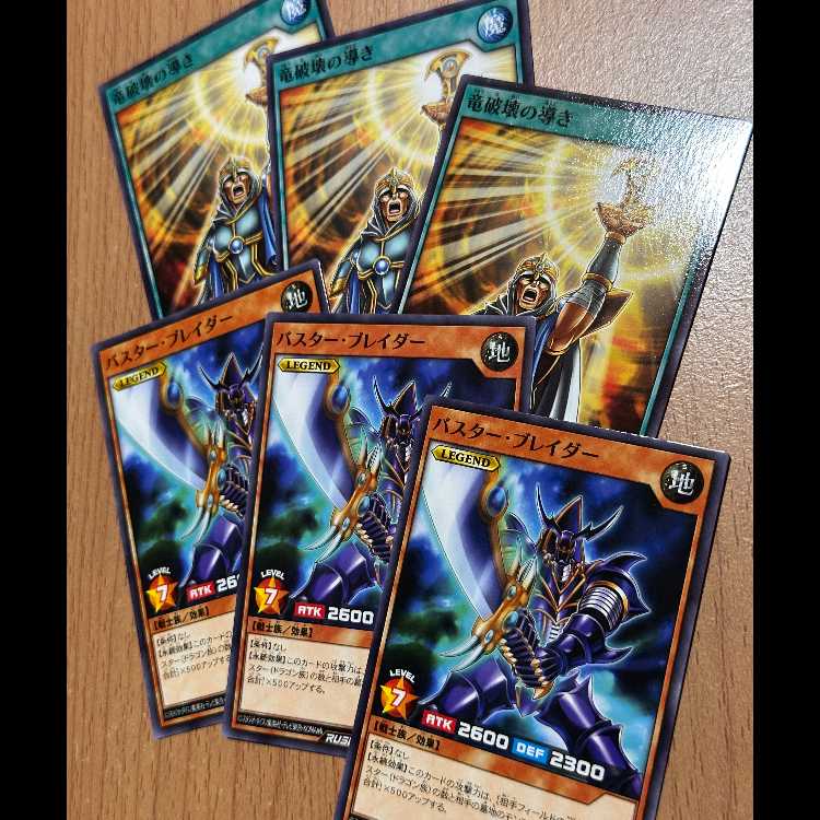 バスター・ブレイダー3枚+竜破壊の導き3枚 6枚