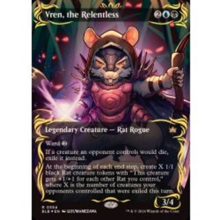 (レイズドFOIL)情け知らずのヴレン/Vren, the Relentless《英語》【BLB】 1枚