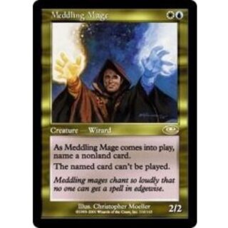 [EX+]翻弄する魔道士/Meddling Mage《英語》【PLS】 1枚